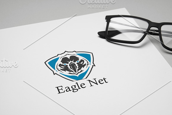 Eagle Net Logo Template in Logo Templates - product preview 3