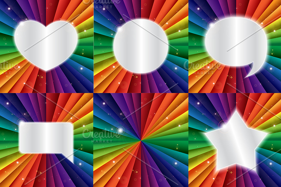 Rainbow Banners in Objects - product preview 8