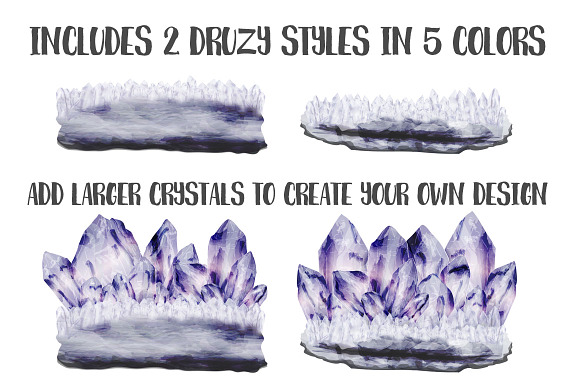 Watercolor Crystal Creation Kit in Objects - product preview 3