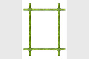 Frame of old bamboo