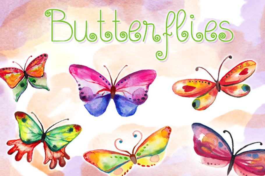 Spring Butterflies in Objects - product preview 8