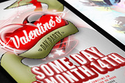 Valentines or love flyer template