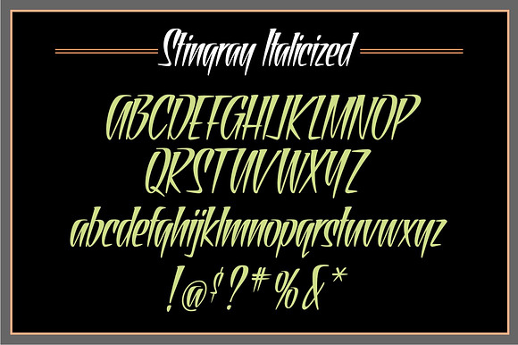 Stingray Casual in Display Fonts - product preview 3