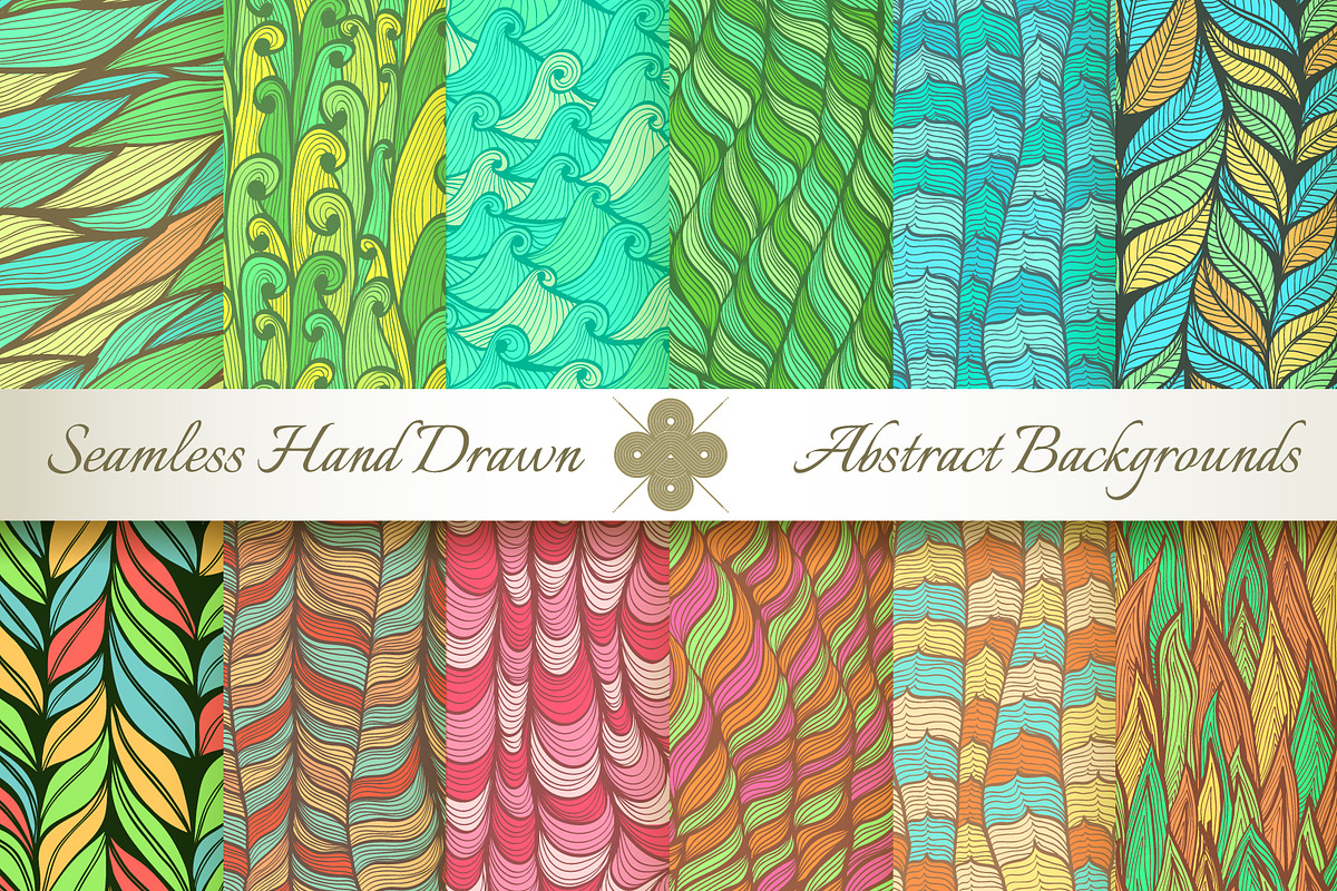 12 Seamless Floral Patterns in Patterns - product preview 8