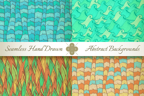 12 Seamless Floral Patterns in Patterns - product preview 1