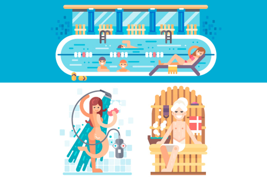 Welcome to the Swimming Pool! in Illustrations - product preview 8