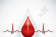 Blood donation background