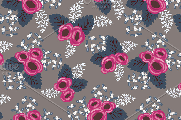 Floral backgrounds in Patterns - product preview 2