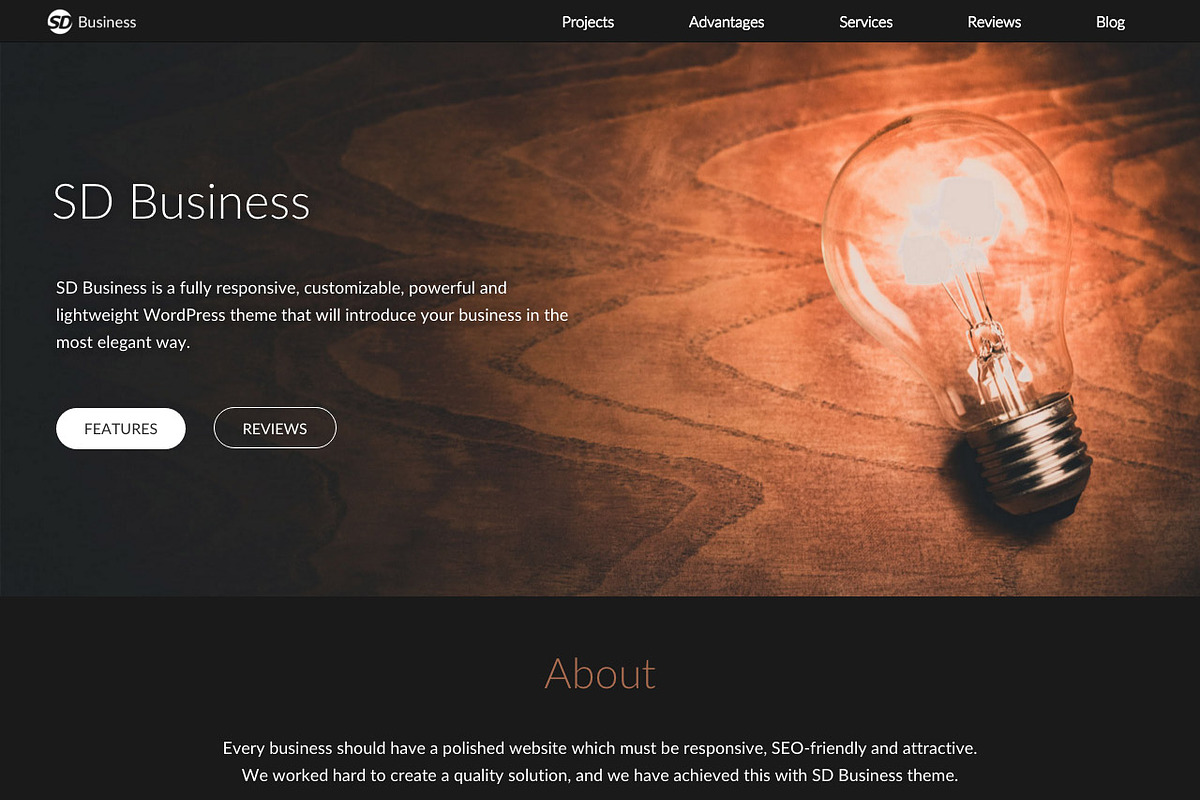 SD Business - WordPress Theme in WordPress Business Themes - product preview 8