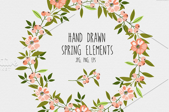60%OFF• Flowers Bundle 480+ elements in Illustrations - product preview 9