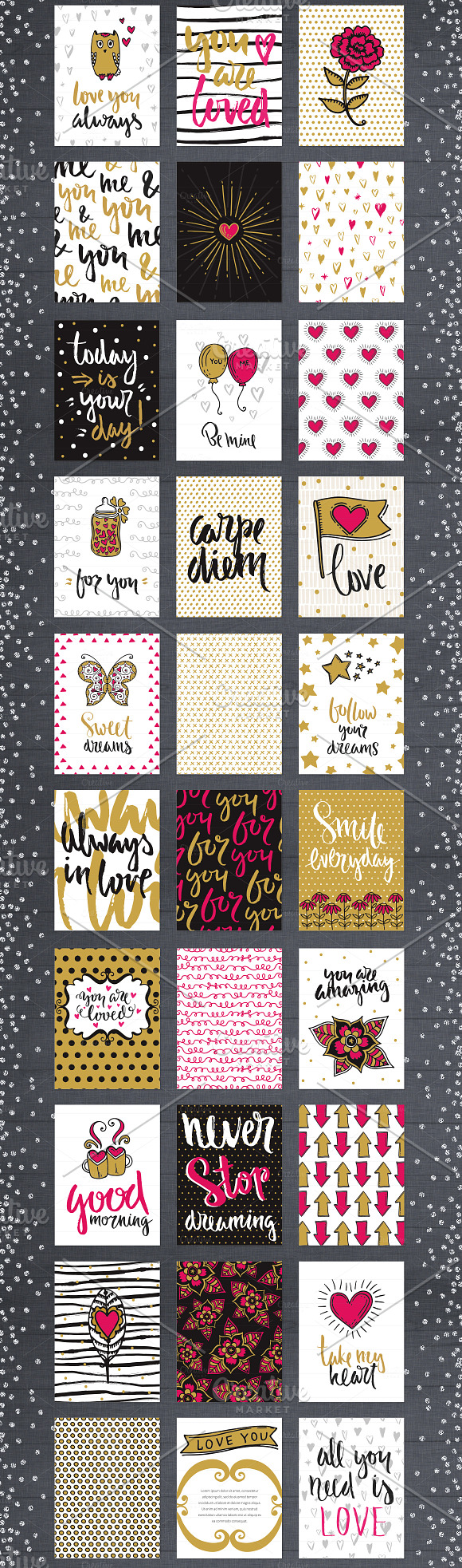 60 Valentine's Day Romantic Cards #4 in Illustrations - product preview 1