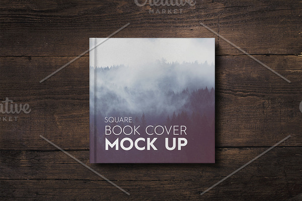 SALE - Square Book Cover Mockup