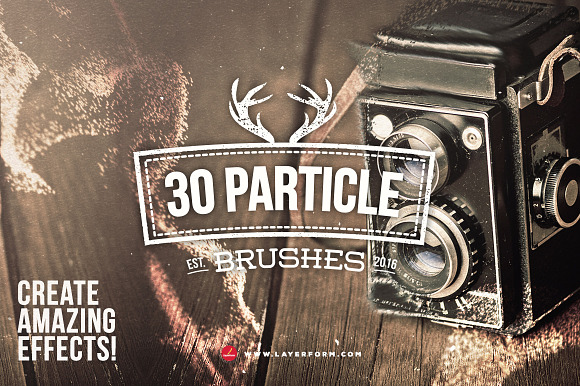 30 Particle Brushes in Photoshop Brushes - product preview 2