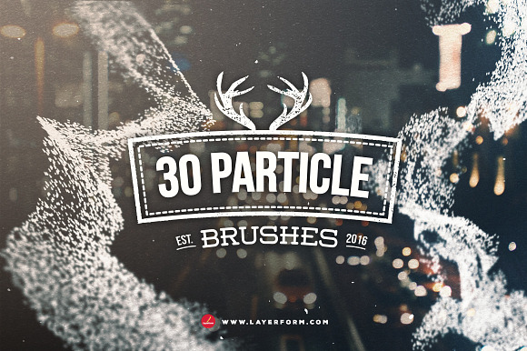 30 Particle Brushes in Photoshop Brushes - product preview 3