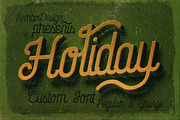 Holiday - Creative Script Font