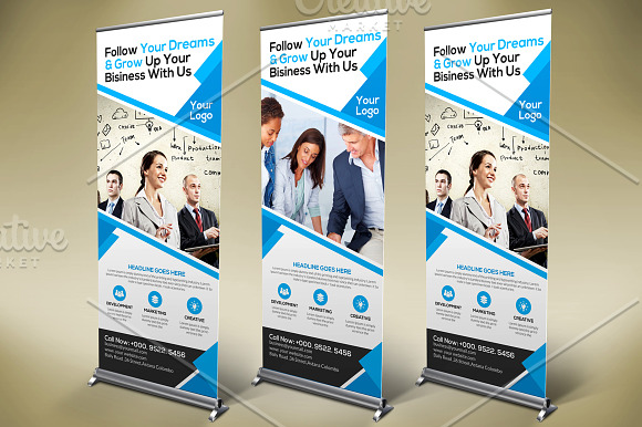 Corporate/Business Roll-up Banner in Templates - product preview 1