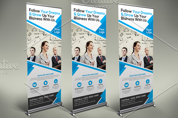 Corporate/Business Roll-up Banner in Templates - product preview 2