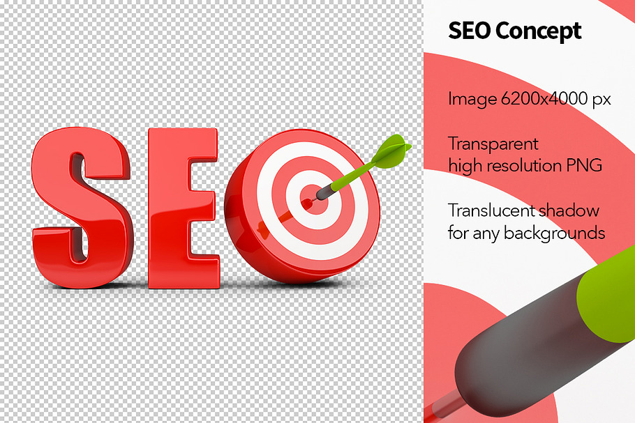 SEO Concept in Objects - product preview 8