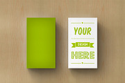 Business card in situation mockups