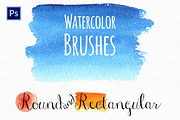 Watercolor Round&Rectangular Brushes
