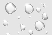 Vector Water drops Background